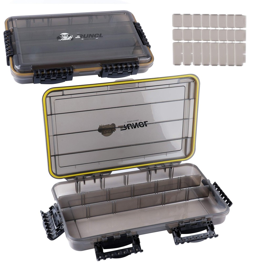 Fishing Tackle Box, Waterproof Tray for Jigs Lures, Thicker Floating Tackle U…