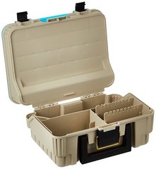 Plano 1349-00 Two Level Magnum 3449 Tackle Box Sandstone/Blue One Size