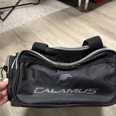 Calamus Nylon Tackle Bag Shoulder Strap Gear Storage, Black/Gray