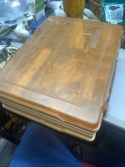 Vintage PLANO MAGNUM Double sided tackle box with tackle