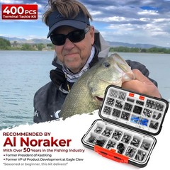 Compact Fishing Tackle Kit for Bass, Trout & Panfish | 19 Proven Rigs, Watertigh