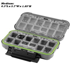 SPRO Waterproof Gray/Green Terminal Box, Size M (STBTM-M)