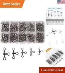 Durable 3 Way Swivels Fishing Kit 120pcs – Perfect for Freshwater & Saltwater