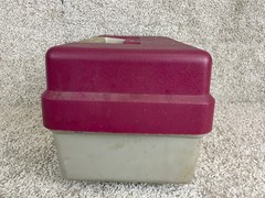 Plano Tackle Systems 13″x7″ Fishing Box w/ Multiple Compartment Tray Red Gray
