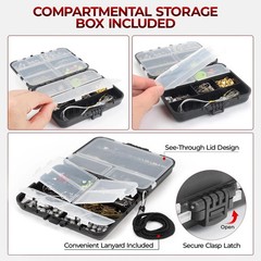 MadBite by KastKing Freshwater Terminal Tackle Kits, 182 pcs, Fishing Medium