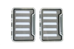 Pair of Premium Slim Fly Boxes-Water Tight-Clear-Great For Your Shirt Pocket
