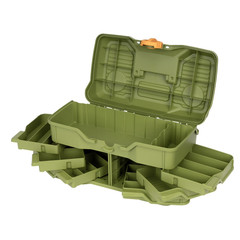 Flambeau Outdoors, NextGen 6/0 Large Tackle Box, 15.5 inches, Fishing Tackle Box