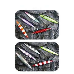 Iron Plate Lure UV Glow Effect Fast Water Cutting Design 150g 300g 450g 600g