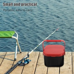 2 Pcs Bait Preservation Box Plastic Worm for Fishing Live Container