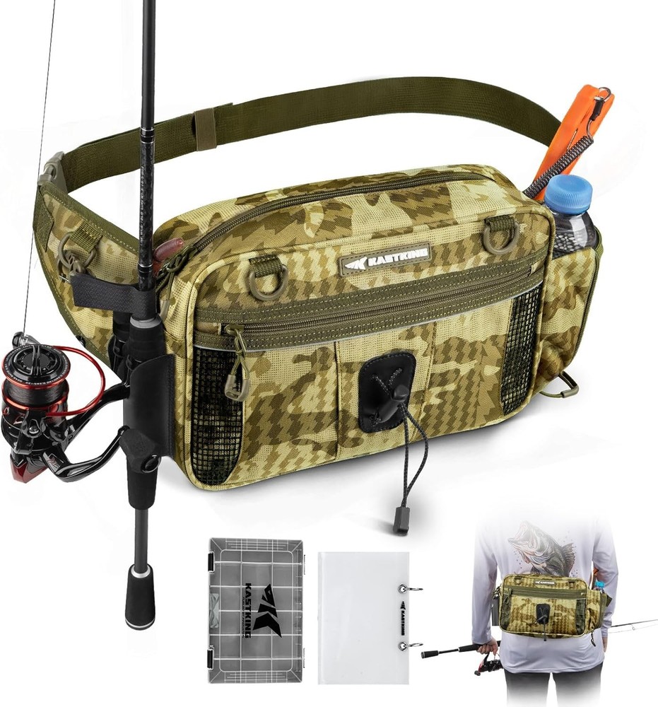 KastKing BaitSpace Waist Bag – Waterproof Tackle Storage Bag
