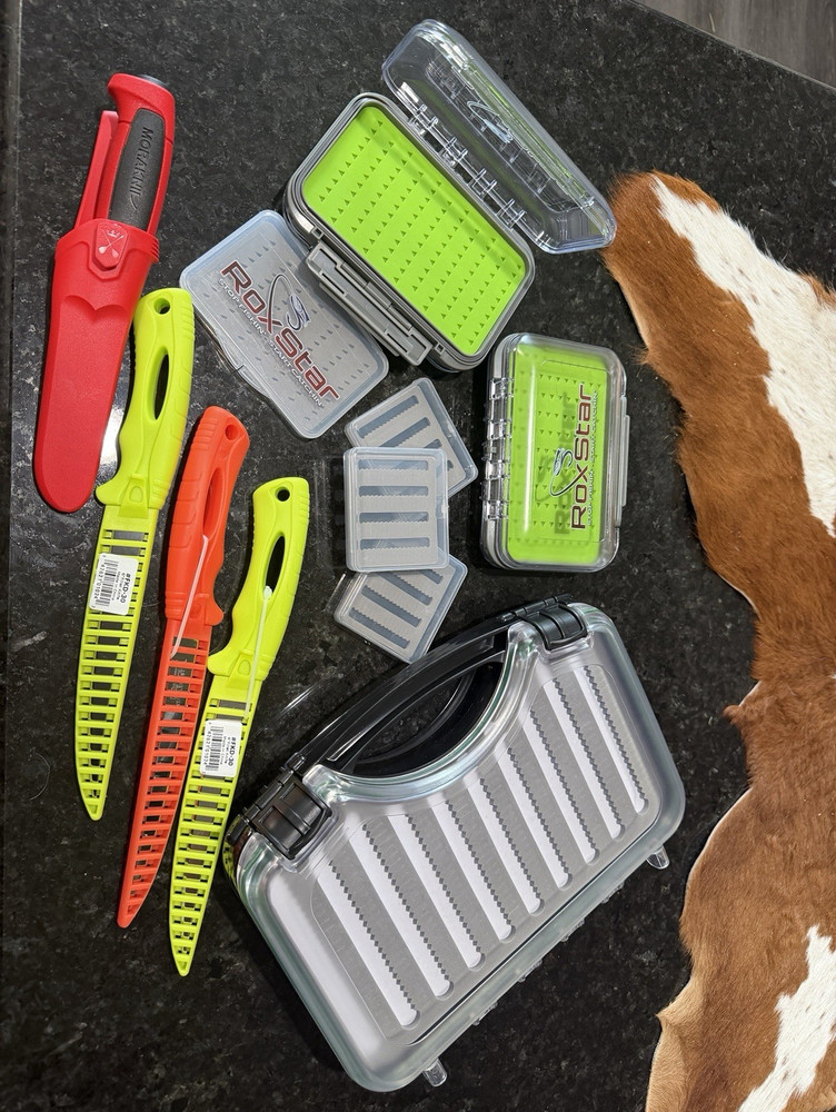 Fly Box Lot Plastic Hard Cases