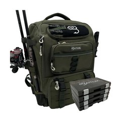 Fishing Backpack, Fishing Tackle Backpack With Rod Holders, 40L Tackle Bag Wi…