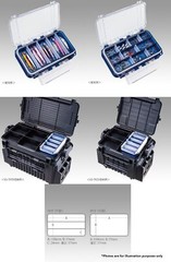 Meiho WG Waterproof Parts Case (175 x 50 x 43 mm) Clear Blue (4253)