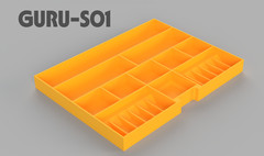 Guru Rive D36 ST1 2 ST8 Shallow Drawer Organisers Keep Your Tackle Clean & Tidy