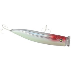 Strong ABS Material 3D Eyes Floating Tuna Popper Lure for Saltwater Fishing