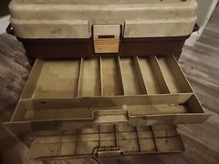 Plano 758 Tackle Box 4 Drawer Storage Made in the USA RARE