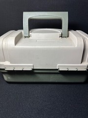 Vintage Plano Tackle Box 6102 Fold Out Tray Fishing Gear USA, QuikShip Item
