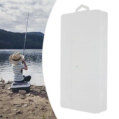 Bait Box PVC Plastic Transparent 17.5×9.5x3cm 1pc Accessory Box Bait Box