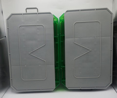 Fishing Tackle Box Waterproof Tackle Trays Green/ Gray Lot of 2