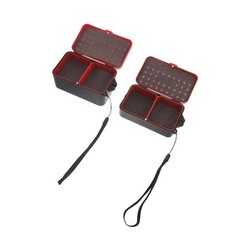 2 Pcs Live Bait Preservation Box Holder for Worm Fishing Organizer