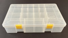 Plano 3730 Deep Clear Storage Tackle Utility Adjustable Slots Great 4 Miniatures