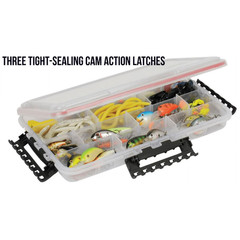 4 Pack Plano Waterproof StowAway Tackle Box Fishing Lure Organizer Clear