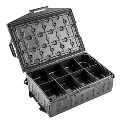 Yakattack Black Custom Tray Inserts Set For Tackle Tools Organizers 8.3X5.3×1.3