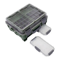 Fishing Tackle Box Fishing Tackle Storage Box With Small Removable Tackle Tray