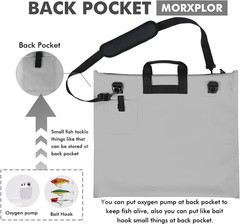 Fish Bag Heavy Duty Tournament Fishing Weigh in Bag 26X23 19X34 Inches