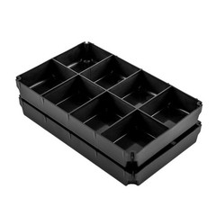 Yakattack Black Custom Tray Inserts Set For Tackle Tools Organizers 8.3X5.3×1.3