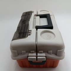 Plano Flipsider Three Tray Case Tackle Box 7603 Gray Orange Boating Fishing Gear