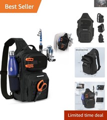 BlowBak Lightweight Tactical Fishing Sling Bag – Water-Resistant Gear Storage