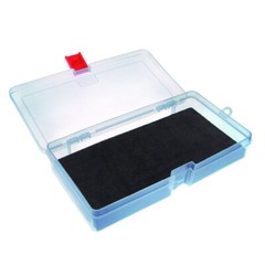 Jenzi Kunststoffbox Transparent 21,4×11,3x4cm Aufbewahrungsbox Plastikbox