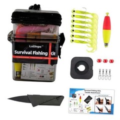 Mini Survival Fishing Kit Small Emergency Fishing Gear Box Pocket Storm Grey
