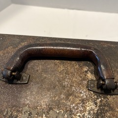 Vintage Tackle Box Leather Handle Straight Unbranded Steel