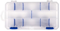 3003 (9.125″) 9 Dividers, 18 Compartments, Clear – 9.125″ x 5″ x 1.25″