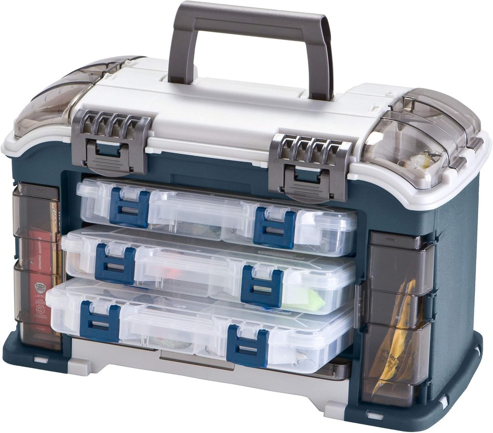 Angled Tackle System with Three 3560 Stowaway Boxes Fishing Storage Premium