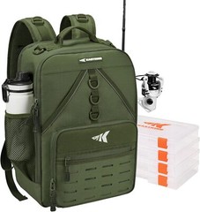 KastKing Karryall Fishing Tackle Bag With Boxes Daily Backpack Water-resistant