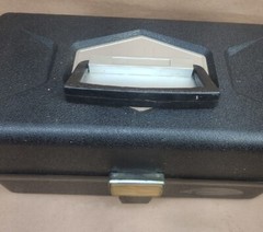 VINTAGE 3 Tray TED WILLIAMS FISHING TACKLE BOX 34452 14″×7″×7 1/2″ Good Cond.