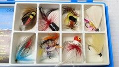 Vintage Old Pal Model C-038 Tackles 8 Unique Lures Fly-O-Rama Fly Fishing