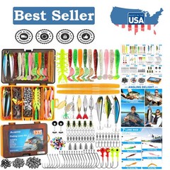 Complete Fishing Lure Gear Kit – 137 Pieces for Every Angler’s Adventure