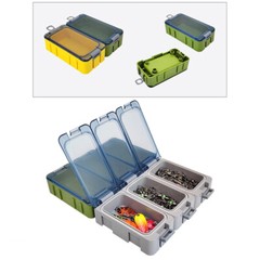 3Pcs Fishing Accessories Box Portable Storage Box Hook Container Lure Organizer