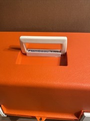 Flambeau PM2072 Paramedic First Aid Medical Case Or Fishing Tackle Box Orange EC
