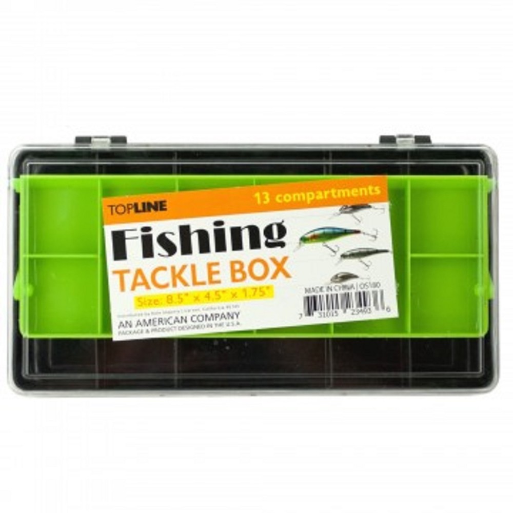 Multi-Level Fishing Tackle Box – One Item w/Random Color and Design