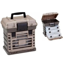 Plano Stow ‘N’ Go Pro Rack Tackle Box w/ Utility Boxes Fishing Tools 136330 HUGE