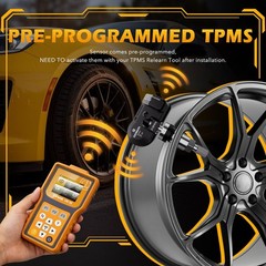 TPMS Sensor,Pre-Programmed Tire Pressure Monitoring Sensor | Compatible with …