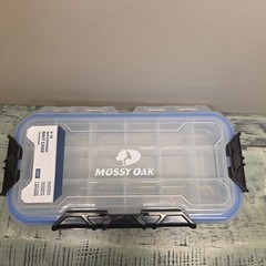 Mossy Oak 3-18 Waterproof Bait Case Tackle Box Storage Clear Organizer