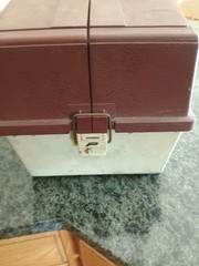 Vintage 8606 Plano Tackle Box • 2 Side 6 Tray Locking Tackle System • USA Made