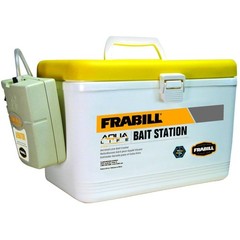 Fishing Bait Container with Portable Aerator