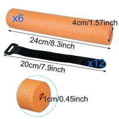 Fishing Rod Floats Tubes for Kayaking Pole Floaters Paddle Foam Floaties for …